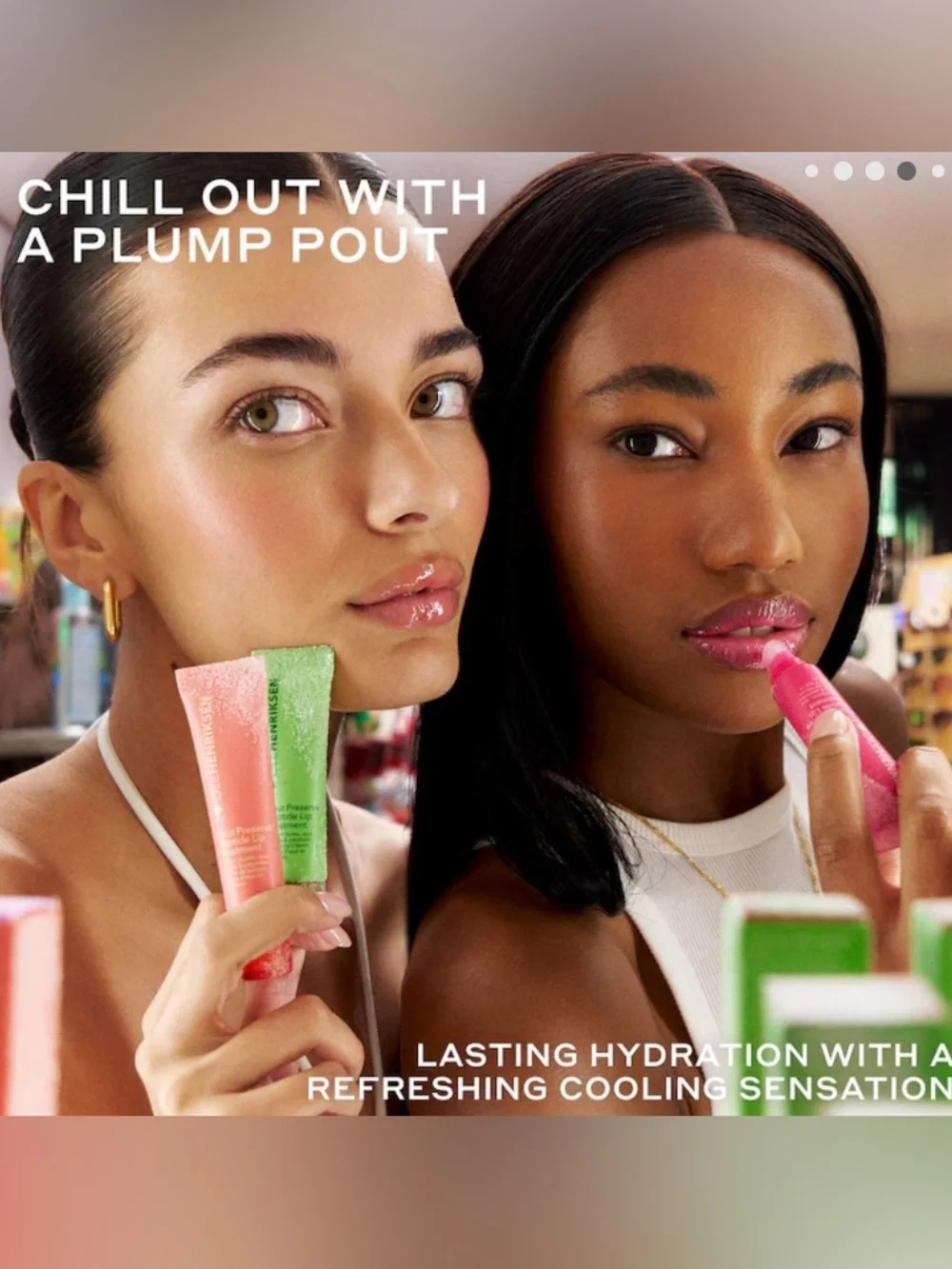 Ole Henriksen Pout Preserve Peptide Lip Treatment MALDIVES MELON CHILLER NIB